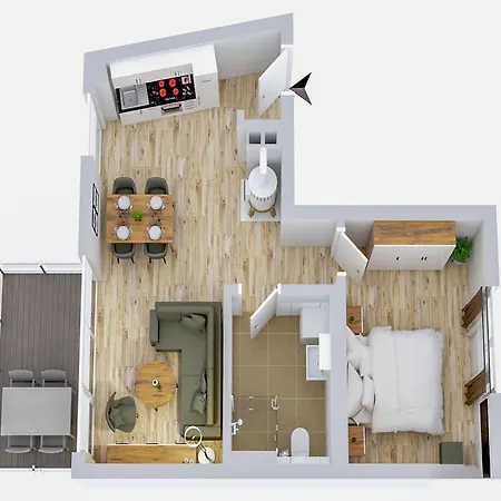 Goldhornisse - Gemuetliches Mit Seeblick, Kamin & Wellness Am Krakower Apartment Krakow am See